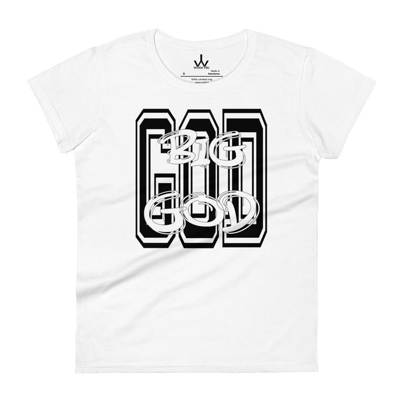 BIG GOD - Black - Women's short sleeve t-shirt