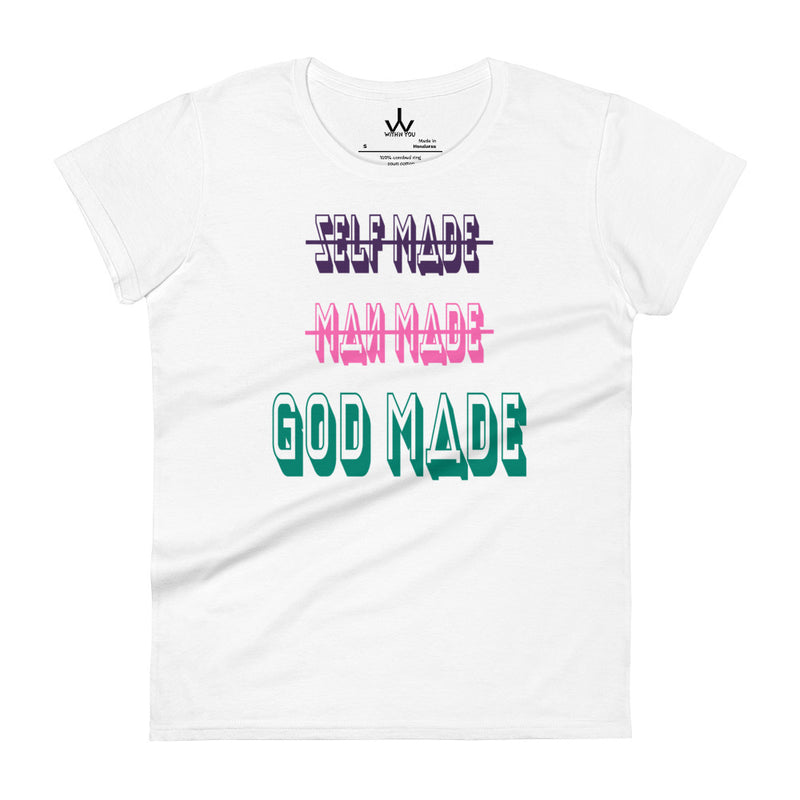 GOD MADE - Colors 3 - Women's short sleeve t-shirt