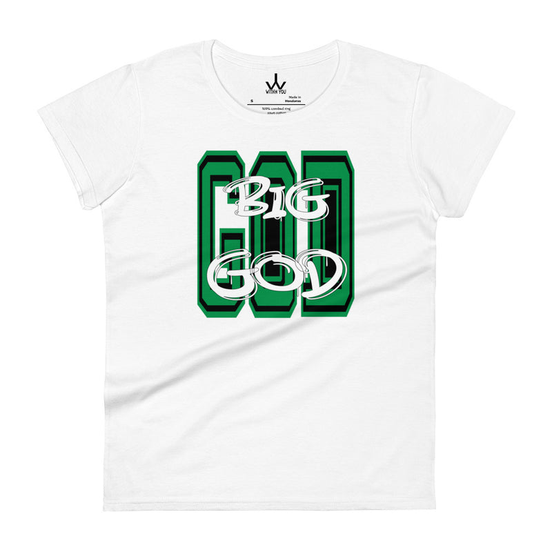 BIG GOD - Original Green - Women's short sleeve t-shirt